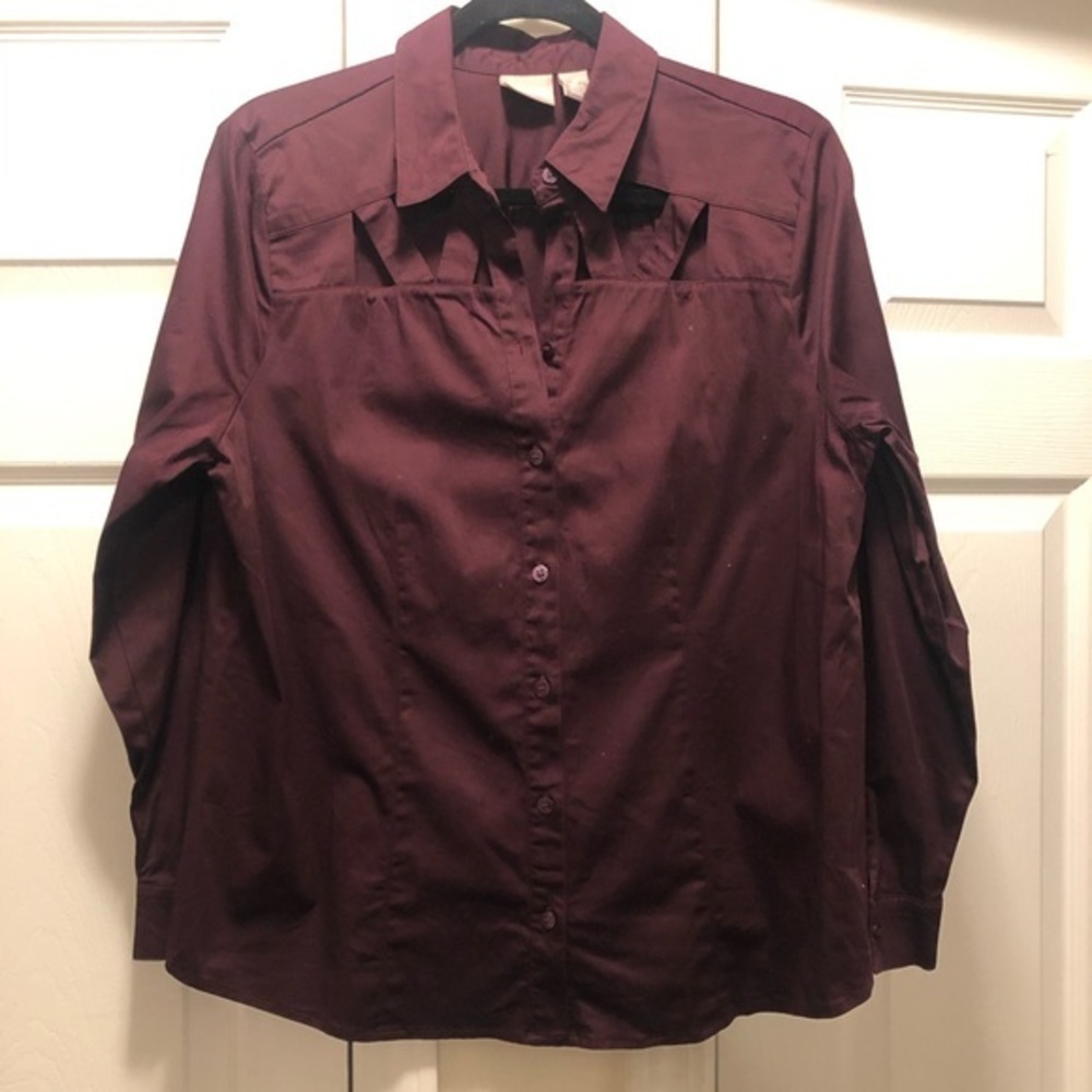 Chicos Button Down Blouse - image 1